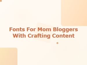 Crafty Kid-Friendly Fonts for Mom Bloggers